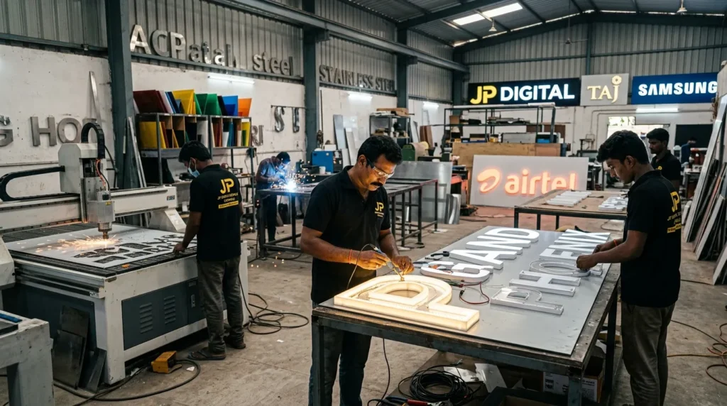 Glow Sign Board Company in Chennai